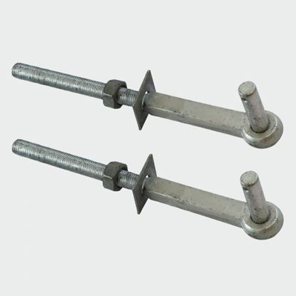 Picture of GATE HOOKS TO BOLT X 2 QTY GHB19235GALV (SIZE 325mm PIN DIA 19mm)