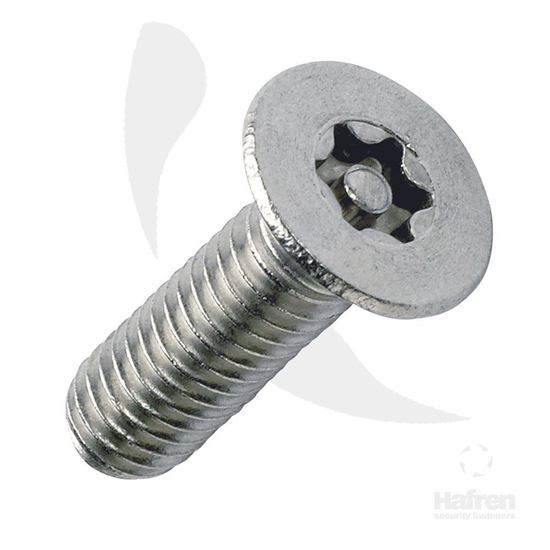 Picture of M6 X 50MM COUNTERSUNK HEAD A2 6-LOBE MACHINE SCREW X 100