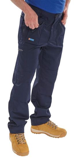 Picture of ACTION WORK TROUSERS NAVY 44T 