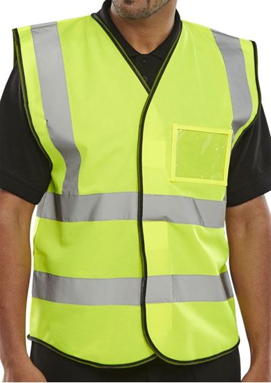 Picture of SAT YELLOW ID VEST 5XL 