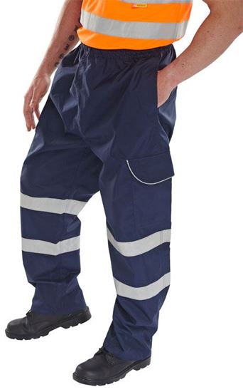 Picture of BD118 NAVY OVERTROUSER MED 