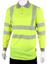 Picture of HIVIZ EXECUTIVE LONG SLEEVE POLO SAT YELLOW XL