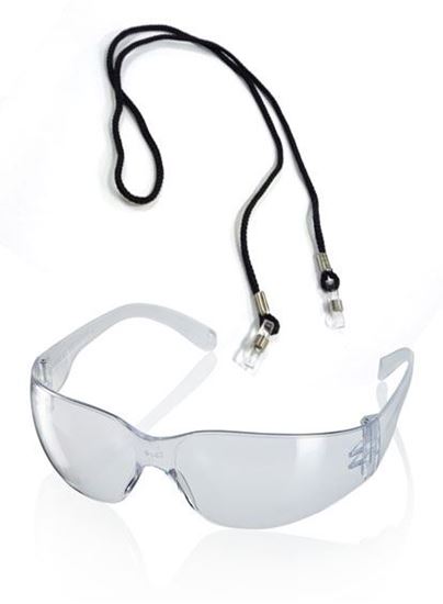 Picture of ANCONA CLEAR SAFETY SPECTACLE C/W CORD