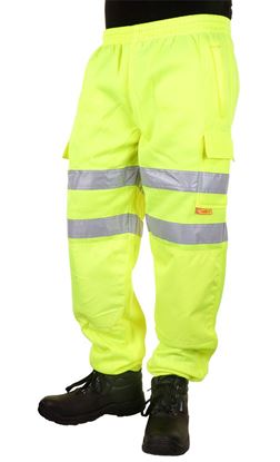 Picture of HI VIZ SWEAT JOG BOTTOM SY 4XL 