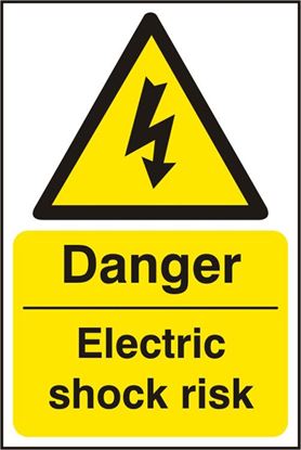 Picture of DANGER ELECTRIC SHOCK SAV(PK5) 200MM X 300MM