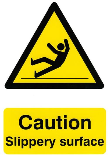 Picture of CAUTION SLIPPERY SURFACE 200MM X 300MM