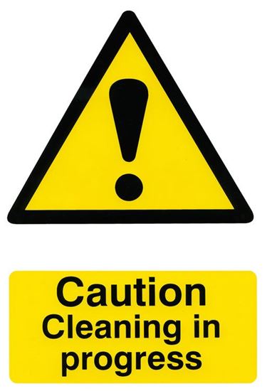 Picture of CAUTION CLEANING IN PROGRESS 200MM X 300MM