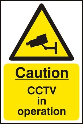 Picture of WARNING CCTV SAV  (PK5) 200MM X 300MM