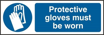 Picture of GLOVES MUST BE WORN SAV (PK5) 300MM X 100MM