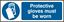 Picture of GLOVES MUST BE WORN RPVC (PK5) 300MM X 100MM