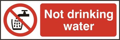 Picture of NOT DRINKING WATER SAV  (PK5) 75MM X 150MM