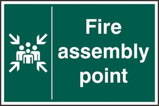 Picture of FIRE ASSEMBLY POINT RPVC (PK5) 200MM X 300MM