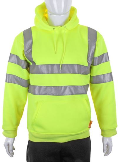 Picture of HOODY PULL ON SWEATSHIRT SAT YELLOW MED