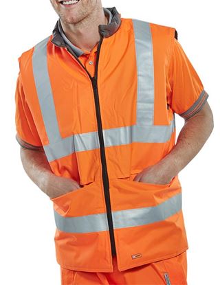 Picture of BODYWARMER ENG ORANGE S 