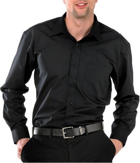 Picture of MENS SHIRT BLACK XXXL 