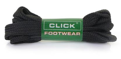 Picture of CLICK FLAT SHOE LACE 70CMS BL 