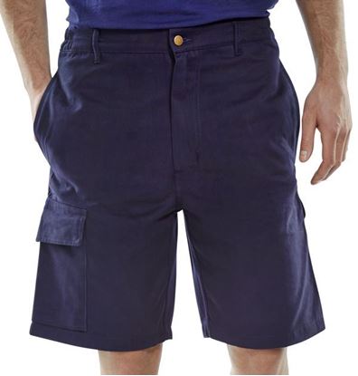 Picture of CLICK C/POCKET SHORTS NAVY 30 