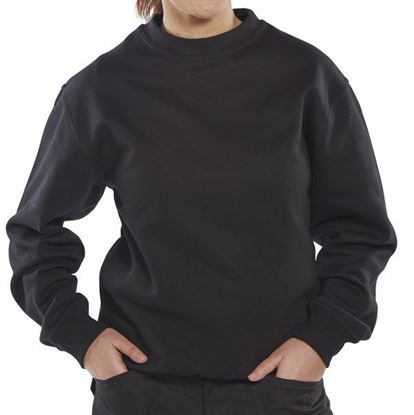 Picture of CLICK PC SWEATSHIRT BLK MED 