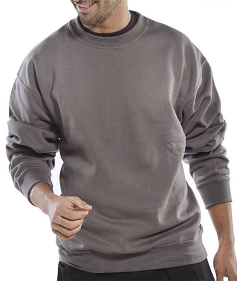 Picture of CLICK PC SWEATSHIRT GREY 4XL 