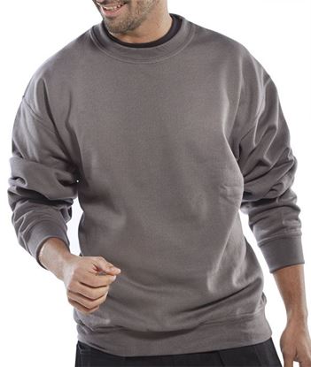 Picture of CLICK PC SWEATSHIRT GREY LRG 