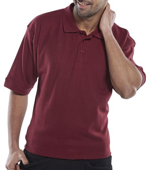 Picture of CLICK PK SHIRT BURGUNDY M 