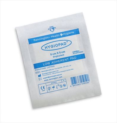 Picture of CLICK MEDICAL LOW ADHERENT DRESSING 5x5cm BOX 25