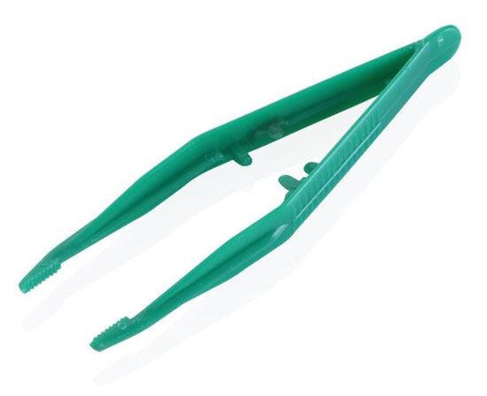 Picture of CLICK MEDICAL TWEEZERS PLASTIC PACK OF 10