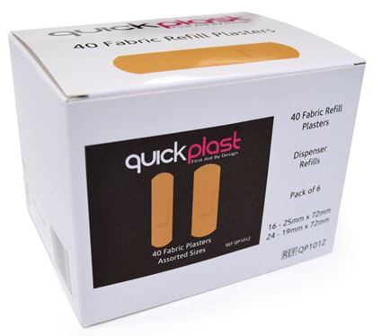 Picture of CLICK MEDICAL QUICKPLAST FABRIC PLASTERS 6 x 40
