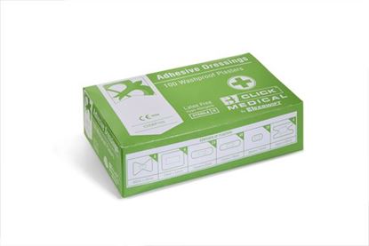Picture of CLICK MEDICAL WATERPROOF PLASTERS 100 ASSORTED