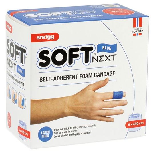Picture of CLICK MEDICAL SNOGG SOFT1 PLASTERS 6cm x 5m BLUE