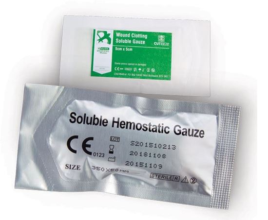 Picture of CLICK MEDICAL CUT-EEZE SOLUBLE DRESSING 5x5cm