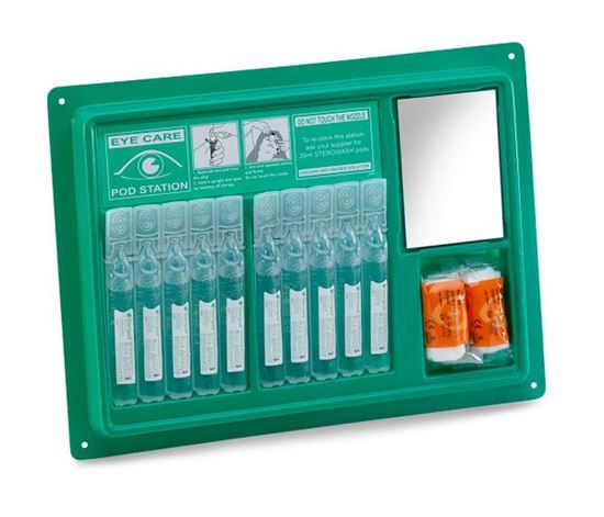 Picture of CLICK MEDICAL EYEWASH POD STATION (10x20ml)