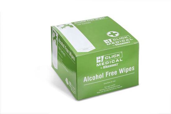 Picture of CLICK MEDICAL ALCOHOL FREE WIPES PK 100