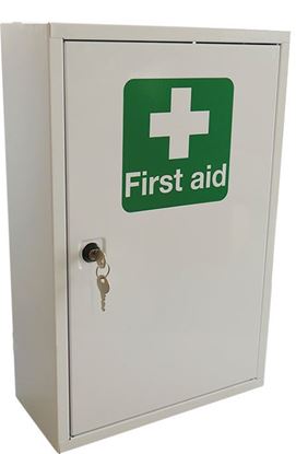 Picture of SINGLE DOOR METAL FIRST AID CABINET