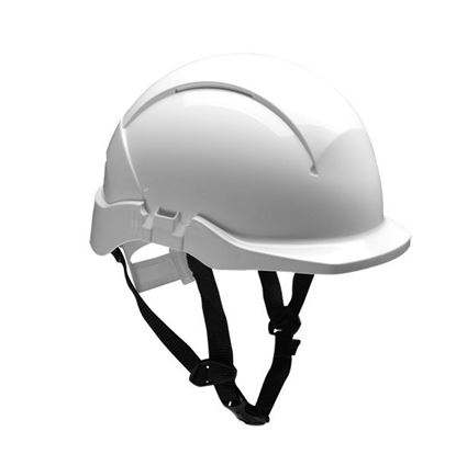 Picture of CONCEPT LINESMAN WHITE HELMET UNVENTED (S08CWL)