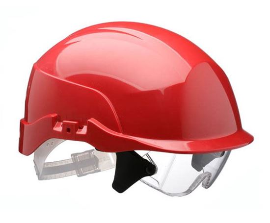 Picture of SPECTRUM RED HELMET C/W EYE SHIELD (S20RR)