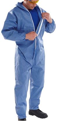 Picture of DISPOSABLE COVERALL NAVY L TYPE 5/6
