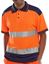 Picture of PK SHIRT 2TONE ORANGE/NAVY XL 