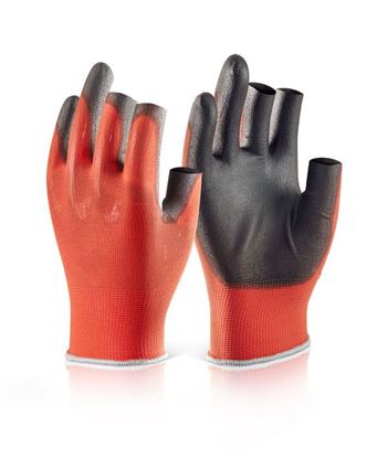 Picture of PU COATED 3 FINGERLESS GLOVE S (SIZE 7)