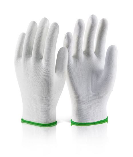 Picture of POLYESTER KNITTED LINER GLOVE WHITE M (SIZE 8)