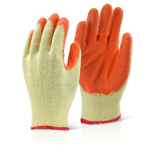 Picture of ECONOMY GRIP GLOVE ORANGE L 