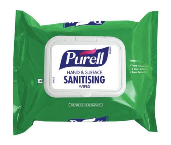 Picture of PURELL HAND/SURFACE SANITISING WIPES(SOFT PK) CASE/40