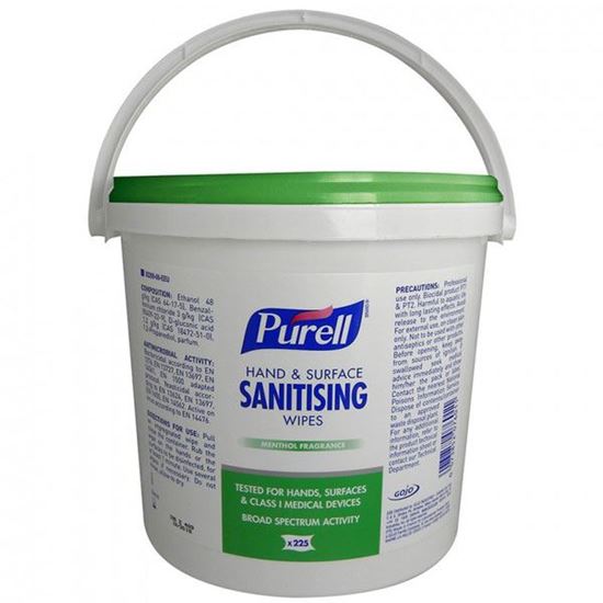 Picture of PURELL HAND AND SURFACE SANITISING WIPES(BUCKET)CASE/6