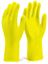 Picture of NITRILE DISPOSABLE DIAMOND GRIP GLOVE 30CM YELLOW M (8)