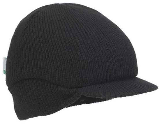 Picture of HC23 BEANIE CAP BLACK RP REDUCED PEAK (HC23/BEA/RP)