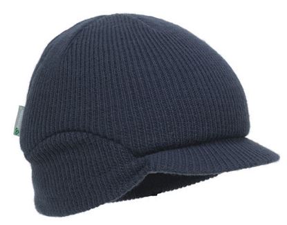 Picture of HC23 BEANIE CAP NAVY RP REDUCED PEAK (HC23/BEA/RP)