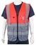 Picture of TWO TONE EXECUTIVE WAISTCOAT RED/GREY LGE