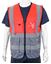 Picture of TWO TONE EXECUTIVE WAISTCOAT RED/GREY XXXL