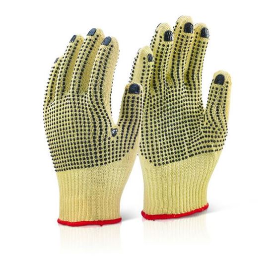 Picture of KEVLAR GLOVE M/W DOTTED SZ 8 