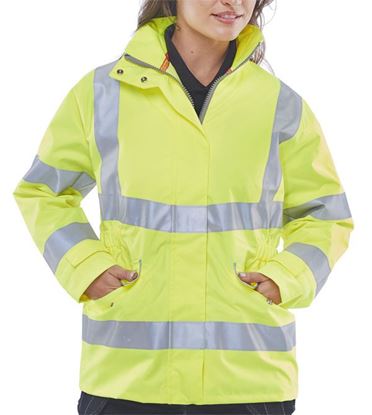 Picture of LADIES EXEC HI VIS JKT SY L SIZE 14